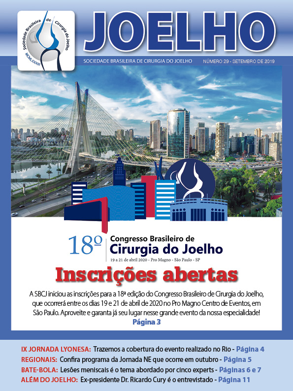 capa jornal joelho -SBCJ